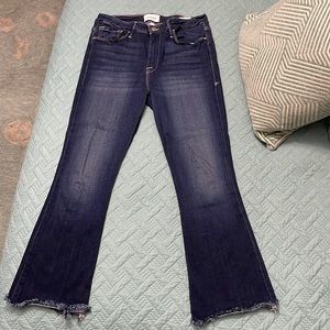 Frame Le Crop mini bootcut jeans.